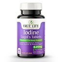 Τα δισκία ιωδίου της Lugol 6. 25mg – Ακριβής Θυρεοειδούς & Ενεργειακής Υποστήριξηςose Κανένα υγρό σκουριάς, σταθερό ιωδιούχο κάλιο συμπλήρωμα – 90 Ct, μη GMO, χωρίς συντηρητικά