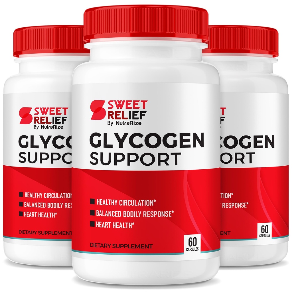 NutraRize (Pack of 3 Sweet Relief Glycogen Support - Καθαριστικό δοχείο αίματος, κάψουλες, Σύνθετη φόρμουλα για τη συνολική ευεξία, Κριτικές (180 κάψουλες)