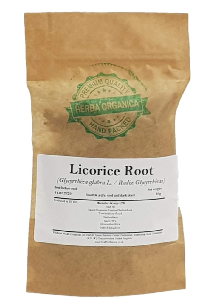 Herba Organica Ρίζα γλυκόριζας - Glycyrrhiza Glabra L - γλυκόριζα (50g)