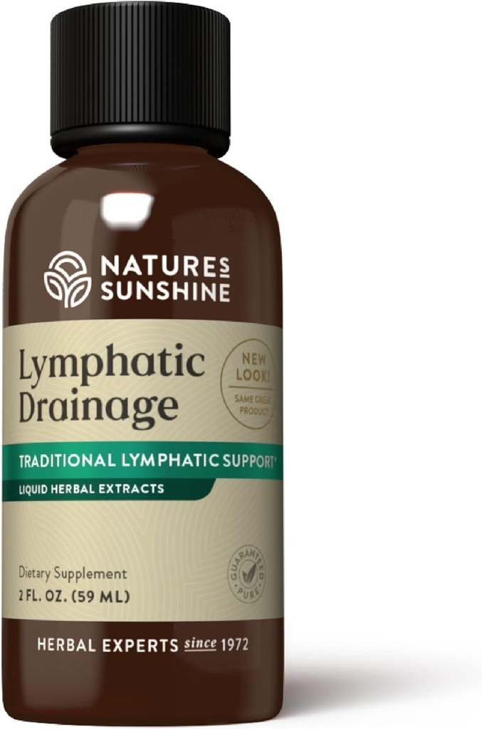 Nature's Sunshine Lymphatic Drainage, 2 Fl. Oz | Lymphatic Drainage Supplement Promotes The Efficient Drainage of The Lymphatic System to Promote Overall Health