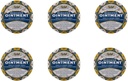 Rawleigh Medicated Ointment: 4.5 oz Blue Tin, Topical Chest Rub for Cold, Nasal Congestion, Minor Aches and Pain, with Camphor, Menthol & Eucalyptus, Non-Greasy Formula - Pack of 6