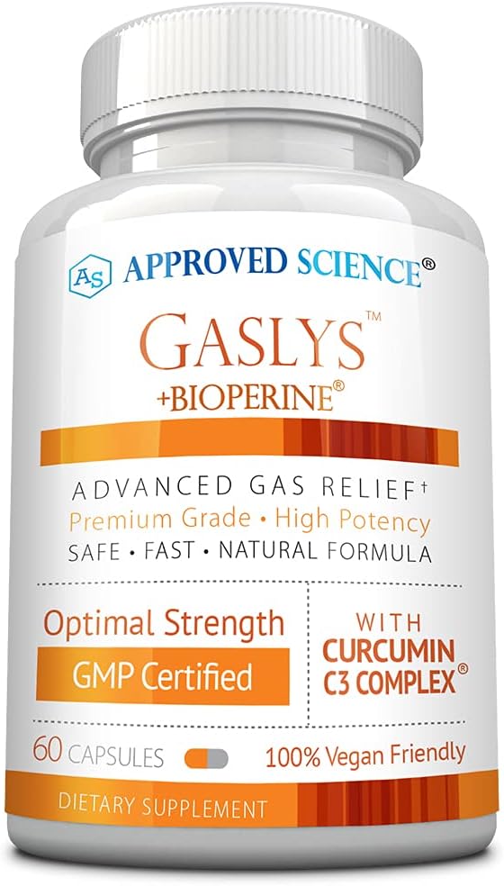 Εγκεκριμένο Science® GaslysTM - Soothe Digestive Tract, Alleviates Gas and Stomach Cramps - Artichoke Powder, Ginger, Fennel Seed - 60 Count - Pack of 1
