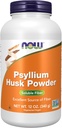 NOW Foods Supplements, Psyllium Husk Powder, Non-GMO Project Verified, Soluble Fiber, 12-Ounce