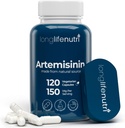 LongLifeNutri Artemisinin 150mg - Εξάγεται από Sweet Wormwood, 120 κάψουλες χορτοφάγων, Organic Artemisia Annua συμπλήρωμα για Daily Detox, 4-Months Supply, GMP Certified, Made in USA