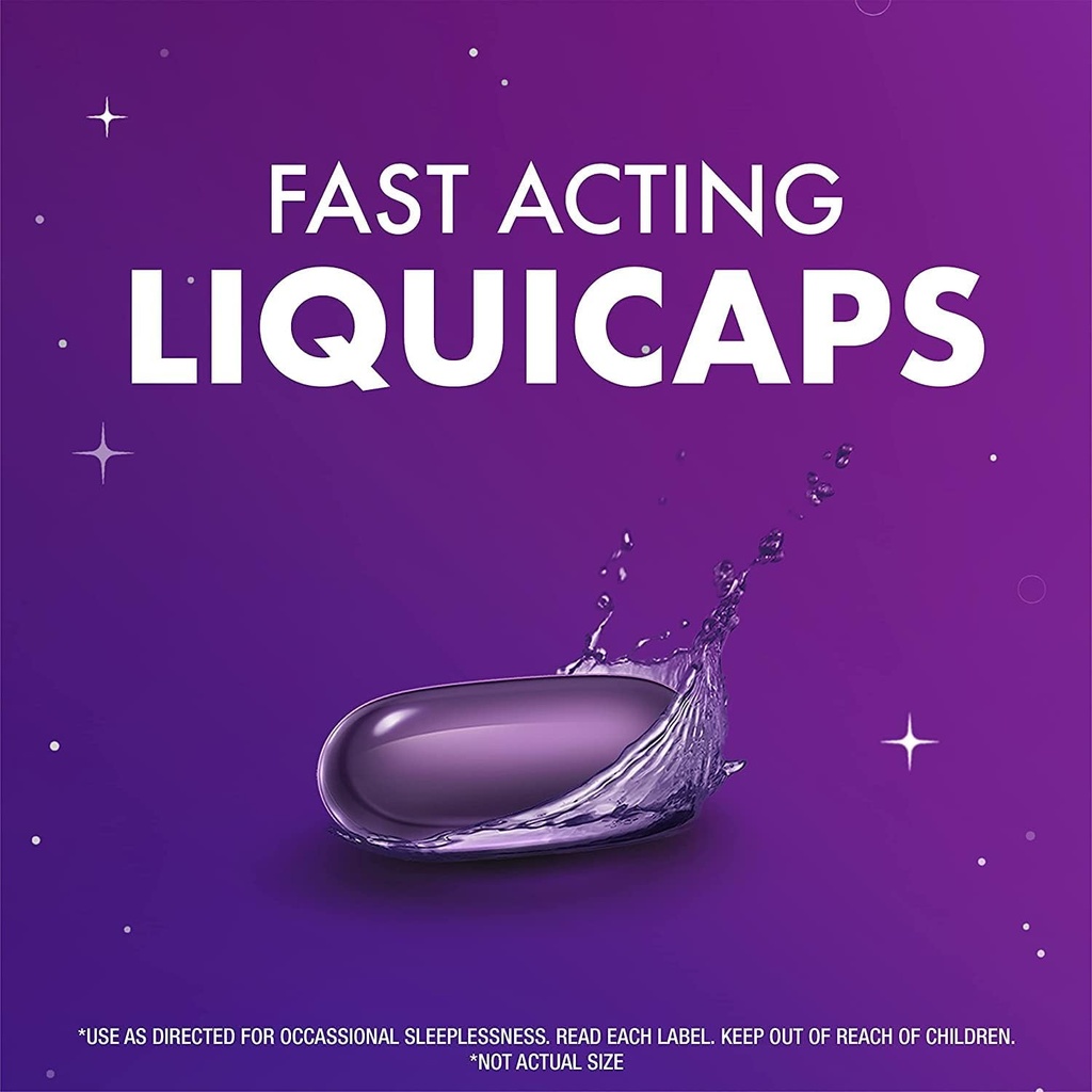 ZzzQuil Vicks Nighttime Sleep Supplement LiquiCaps, 96 ct 96 Count (πακέτο του 1)