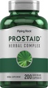 Piping Rock Prostate Supplement for Men | 200 Capsules | ProstAid Herbal Complex Extract with Saw Palmetto, Pygeum, Stinging Nettle | Non-GMO, Gluten Free