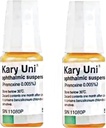 Καρύ Uni X2 Pcs 10 Ml Best Pet Eye Drop Cataracts Θεραπεία της μόλυνσης των ματιών Φλεγμονή Ασφαλής & Απαλή Φόρμουλα - Όλα τα ζώα Σκύλος Γάτες Pet Eye Care
