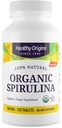 Healthy Origin Organic Spirulina 500 Mg (Οργανικός Πιστοποιημένος, Kosher Πιστοποιημένος, Φυσικός, Μη ΓΤΟ, Χωρίς Γλουτένη, Vegan Superfood), 720 Δισκία
