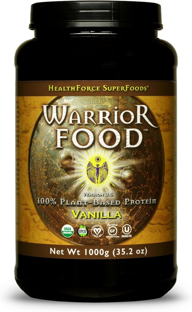 ΥΓΕΙΟΝΟΜΙΚΗ ΕΠΙΔΡΟΜΗ ΥΠΕΡΠΛΟΙΩΝ Warrior Food Protien Powder - Βανίλια Γεύση - 1000 γραμμάρια
