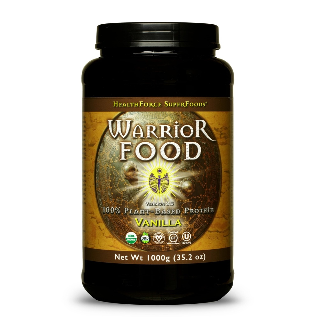 ΥΓΕΙΟΝΟΜΙΚΗ ΕΠΙΔΡΟΜΗ ΥΠΕΡΠΛΟΙΩΝ Warrior Food Protien Powder - Βανίλια Γεύση - 1000 γραμμάρια