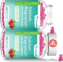 Υψηλή απορρόφηση Όσπρια ασβεστίου, Μαγνήσιο ασβεστίου ψευδάργυρου με γλυκινικό μαγνήσιο, κάλιο, βιταμίνη D3 για γυναίκες & άνδρες - Βατόμουρο Γεύση 120 κοχ