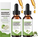 Naturesours Pure Organic Soursop Extract,Soursop Oil Organic for Cancer,Soursop Bitters Liquid,Soursop Graviola Liquid Drops 1800mg, Herbal Goodness, Natural Flavor (2)