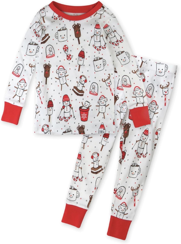 Ειλικρινής Baby διακοπές 2-Piece Pajamas Sleepwear PJs 100% Βιολογικό βαμβάκι για το μωρό, Toddler, παιδιά