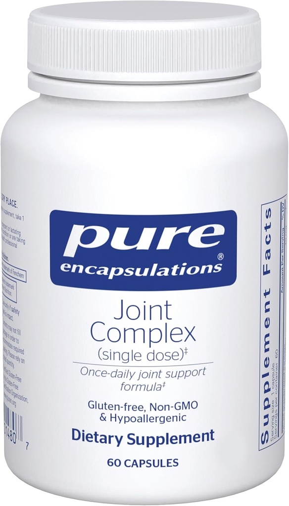 Pure Encapsulations Joint Complex (Single Dose) | Once-Daily Supplement to Support Joint Mobility, Comfort, Tissue, and Cartilage Health* | 60 Capsules