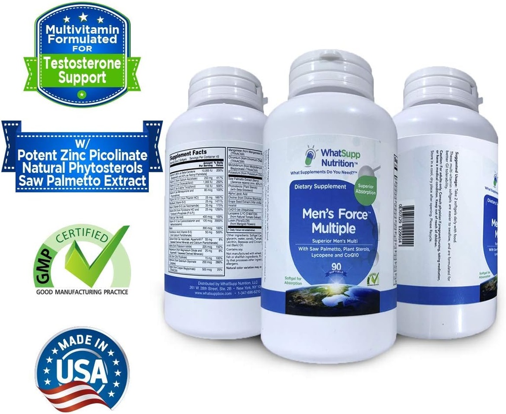 Ανδρική Δύναμη Πολυβιταμίνη για τους άνδρες - Superior Απορρόφηση Formulation 