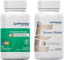 Μάτι Υπόσχεση Vizual Edge Chew Απόδοση Μάτια Βιταμίνη οθόνη Ασπίδα Teen Μασώμενη Βιταμίνη ματιών