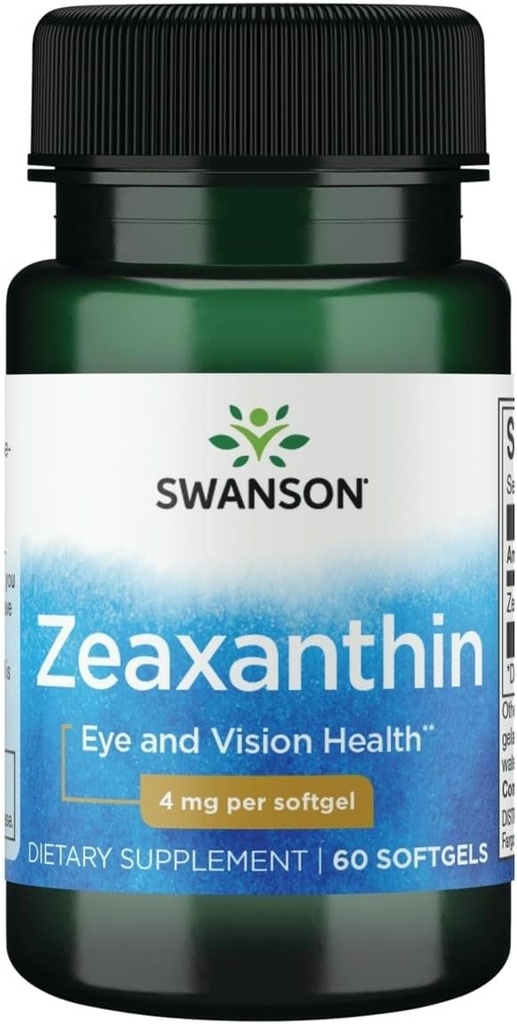 Swanson Zeaxanthin 4 Milligrams 60 Sgels