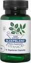 Vitanica SleepBlend - Sleep & Relaxation Support for Women - Herbal Supplements with Melatonin, Valerian Root, Vitamin B2 & B12 & Magnesium - Pro Logo - 15 Vegan Caps