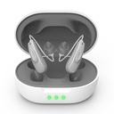 Αληθινά Βοηθήματα Ακρόασης (Μη Ενισχυτής) 11 Channals Professional Rechargeable Αδιάβροχα Βοηθήματα Ακρόασης για ηλικιωμένους Σερβίρετε με Θόρυβο Ακυρωτικό Βοηθητικό Ακρόασης με Μαγνητικό Κουτί Φόρτισης (Grey)