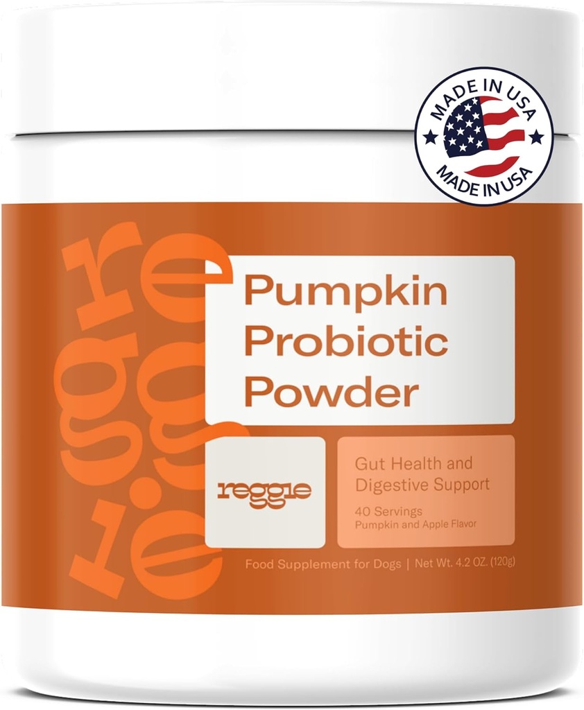 Reggie κολοκύθας Probiotic σκόνη για σκύλους 