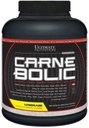 Ultimate Nutrition Carnebolic Hydrolised Beef Protien Isolate Powder-Paleo και Keto Friendly-Zero Carbs, Zero Ζάχαρη ή Σόγια, Γλουτένη και Λακτόζη Χωρίς, Λεμονάδα, 60 Υπηρεσίες