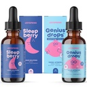 ΧαράΆνοιξη SleepBerry Υγρή μελατονίνη και Genius Drops Smartberry Vanilla for Kids