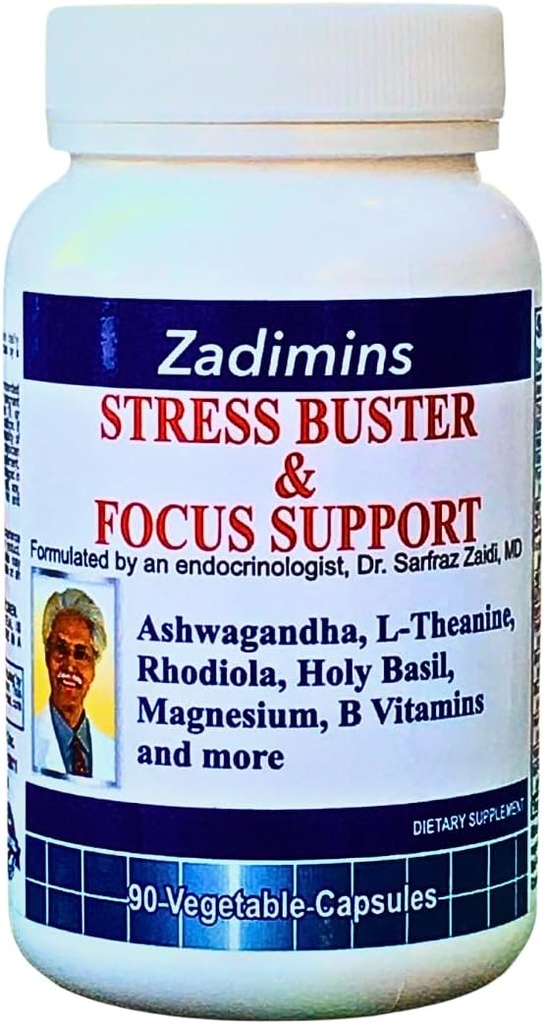Stress Relief Premium Blend of 17 Natural Herbs and Vitamins