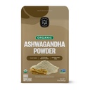 FGO Organic Ashwagandha Root Powder, 16oz Resealable Bulk Bag, Non-GMO, Indian Ginseng, Withania Somnifera, που προέρχεται από την Ινδία (Pack of 1)