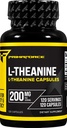 Primaforce L- Theanine Κάψουλες (120 Κάψουλες, 200mg L- Theanine ανά υπηρεσία) - Theanine Amino Acid Supplement