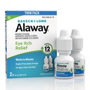 Alaway Antihistamine Οφθαλμικές σταγόνες για Ichy Eyes, Fast-Active, έως 12-Hour Eye Itch Relief, Clinically Tested Prescription-Stength Formula, 0,34 Fl Oz (Pack of 2)