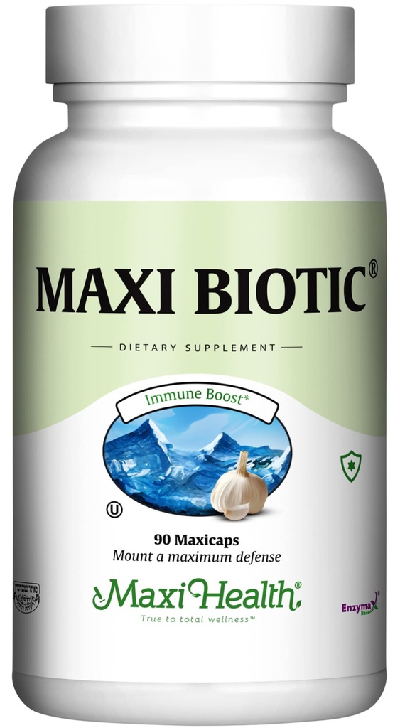Maxi Health - Maxi Biotic Aged Garlic Extract Κάψουλες (90 Count) 