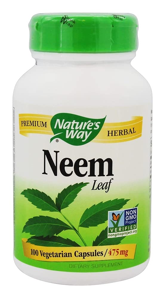 Natures Way Neem Leaf 100 Φυτική κάψουλα, 100 ct