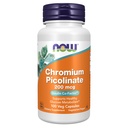 NOW Συμπληρώματα, Chromium Picolinate 200 mcg, Insulin Co- Factor *, 100 Veg Κάψουλες
