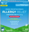 Rite Aid 24 Hour Loratadine 10 mg Alergy Relief Tablets, 10mg - 120 Count 