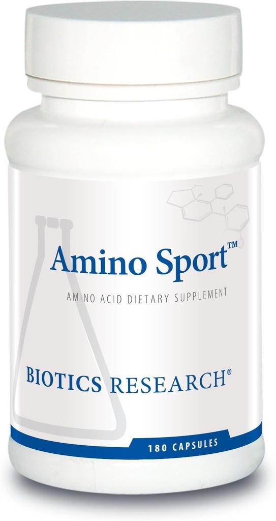 Biotics Research Amino Sport Broad Spectrum Amino Acids, Essential Amino Acids, BCAAs, Sports Recovery, Υποστήριξη Lean μυϊκή μάζα 180 κάψουλες