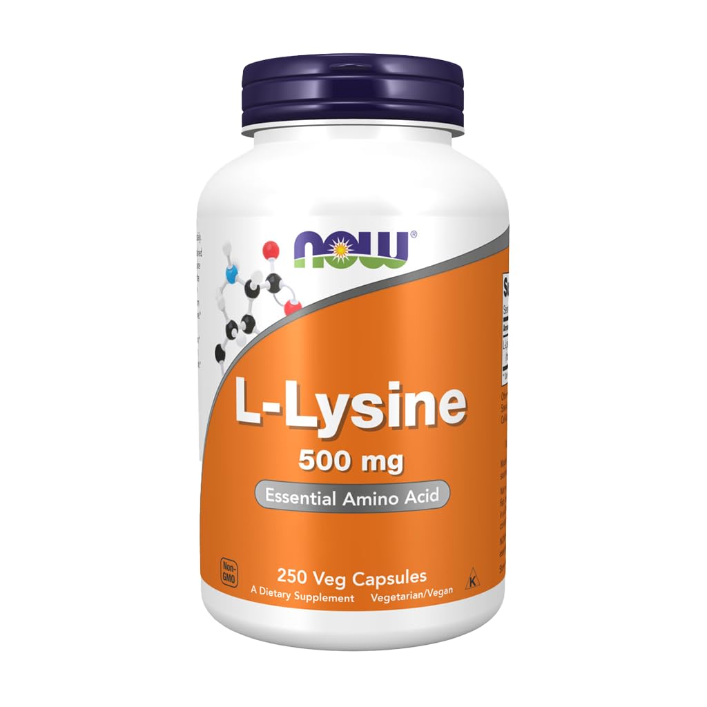 Τώρα Τρόφιμα L-Lysine 500 Milligrams, 250 δισκία