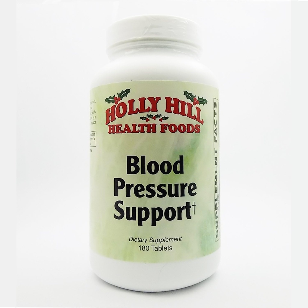 Holly Hill Health Foods, υποστήριξη πίεσης αίματος, Ορυκτή και βοτανική υποστήριξη, 180 δισκία