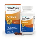 PreserVision AREDS Eye Vitamins, #1 Eye Doctor Recommended Brand, Multivitamin with Lutein, Vitamins C & E, Ψευδάργυρος, και Συμπληρώματα χαλκού, 120 Softgels