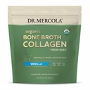 Dr. Mercola Organic Broth Collagen Powder - Υποστηρίζει την υγεία των οστών και την ανάπτυξη των μυών - USDA Organic, Non-GMO, Gluten-free & Dairy-Free - 30 εξυπηρετούν - Βανίλια Γεύση