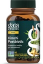 Gaia Herbs Kimchi Postbiotic - Φυσικό συμπλήρωμα πέψης για την υγεία των ούλων - Κατασκευασμένο με οργανική ζύμωση Kimchi - Δωρεάν από γαλακτοκομικά, σόγια και γλουτένη - 60 κάψουλες Vegan (30 σερβιρίσματα)