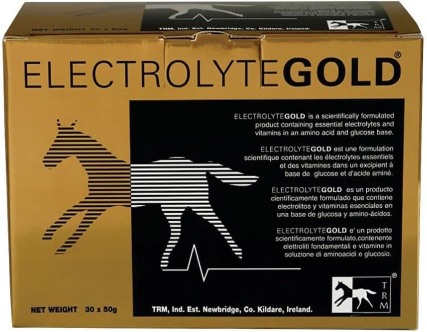 TRM Electrolyte Gold Performance Horse Feed Supplement for Electrolyte Replenishment 