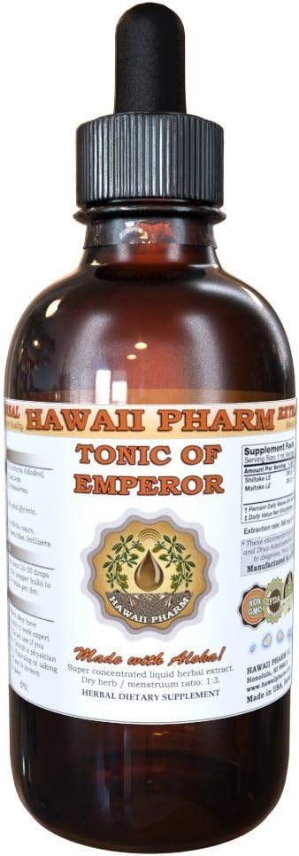 Hawaii Pharm Shiitake, Maitake, Cordiceps, Reishi Liquid Extract, Βιολογικό Αποξηραμένο Shiitake, Maitake, Cordiceps, Reishi Tincture, Βοτανικό Συμπλήρωμα, Κατασκευασμένο στις ΗΠΑ, 4 fl.oz