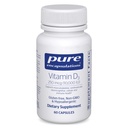 Pure Encapsulations Βιταμίνη D3 250 mcg (10.000 IU) - Συμπλήρωμα Υποστήριξης Οστών, αρθρώσεων, μαστού, καρδιάς, παχέος εντέρου & ανοσοποιητικής υγείας - με Premium Βιταμίνη D - 60 κάψουλες
