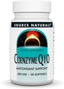 Source Naturals Coenzyme Q10 Antioxidant Support 200 mg for Heart, Brain, Immunity, & Liver Support - 30 Softgels