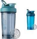 BlenderBottle Shaker Μπουκάλι Pro Σειρά Ιδανική για την πρωτεΐνη Shakes και πριν την προπόνηση, 24 Ounce, Cerulean Blue και Ocean Blue