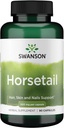 Swanson Horsetail - Βότανο συμπλήρωμα που υποστηρίζει υγιή μαλλιά, δέρμα & νύχια - φυσικά συστατικά για την υγεία των οστών & ούρων Tract Support - (90 κάψουλες, 500mg το καθένα)