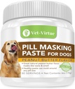 Pill Masking Paste for Dogs, Φυστικοβούτυρο Γεύση - Perfect Pet Medicine Treats to Hide Pills, Medication & Capsles, with Natural Ingredients & Packed with Flavor Dogs Love
