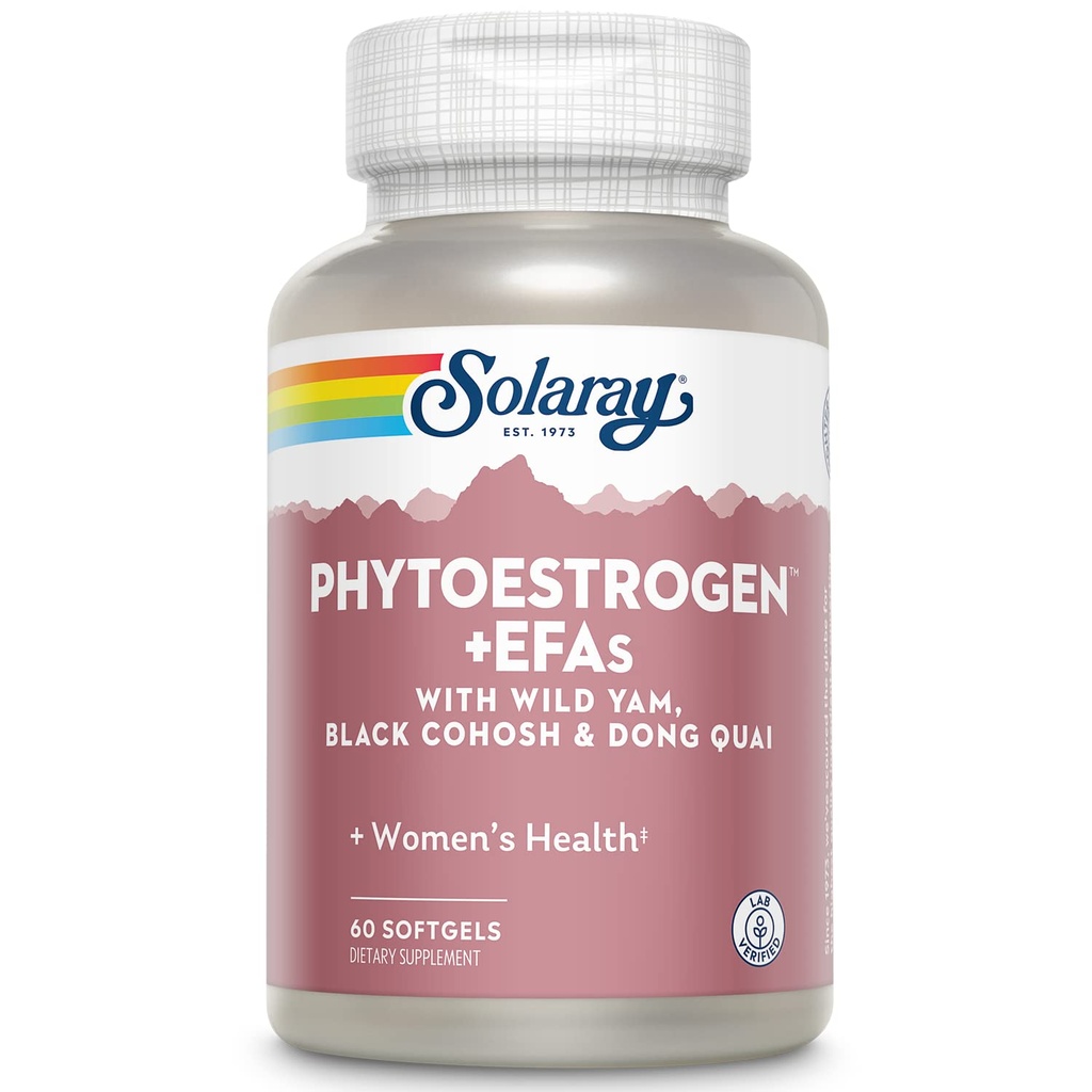 SOLARAY PhytoEstrogen Plus EFAs Εμμηνόπαυση Υποστήριξη 