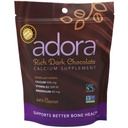 Adora συμπλήρωμα ασβεστίου, Fairtrade σκούρα σοκολάτα, ενιαία συσκευασία - 30 ct