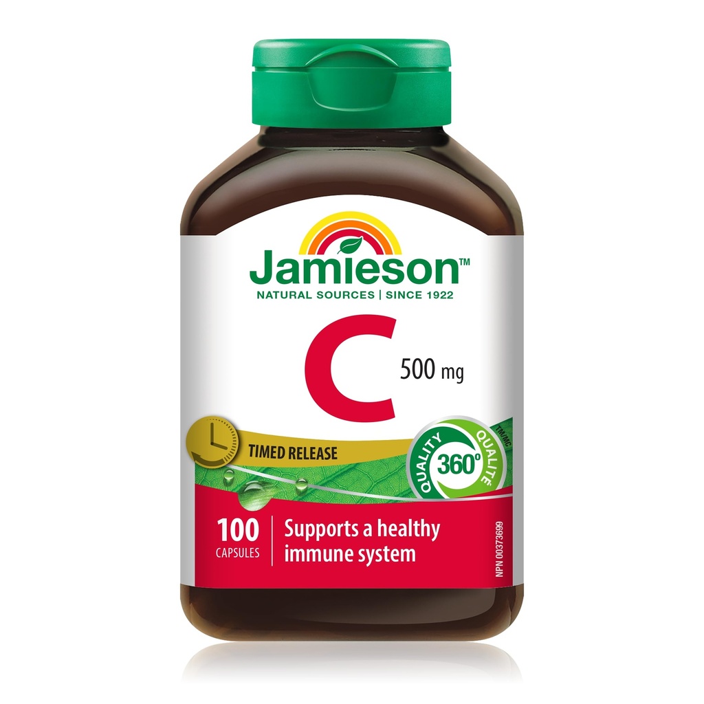 Jamieson Vitamin C 500 mg Καψάκιο Χρονικής αποδέσμευσης